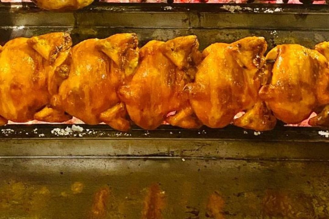 دجاج مشوي - نص دجاج مشوي بدون رز